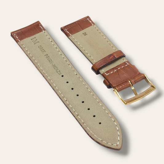 Cinturino Cinturino Ansa 24 mm Pelle stampa cocco. opaca - Gioielli Pavan