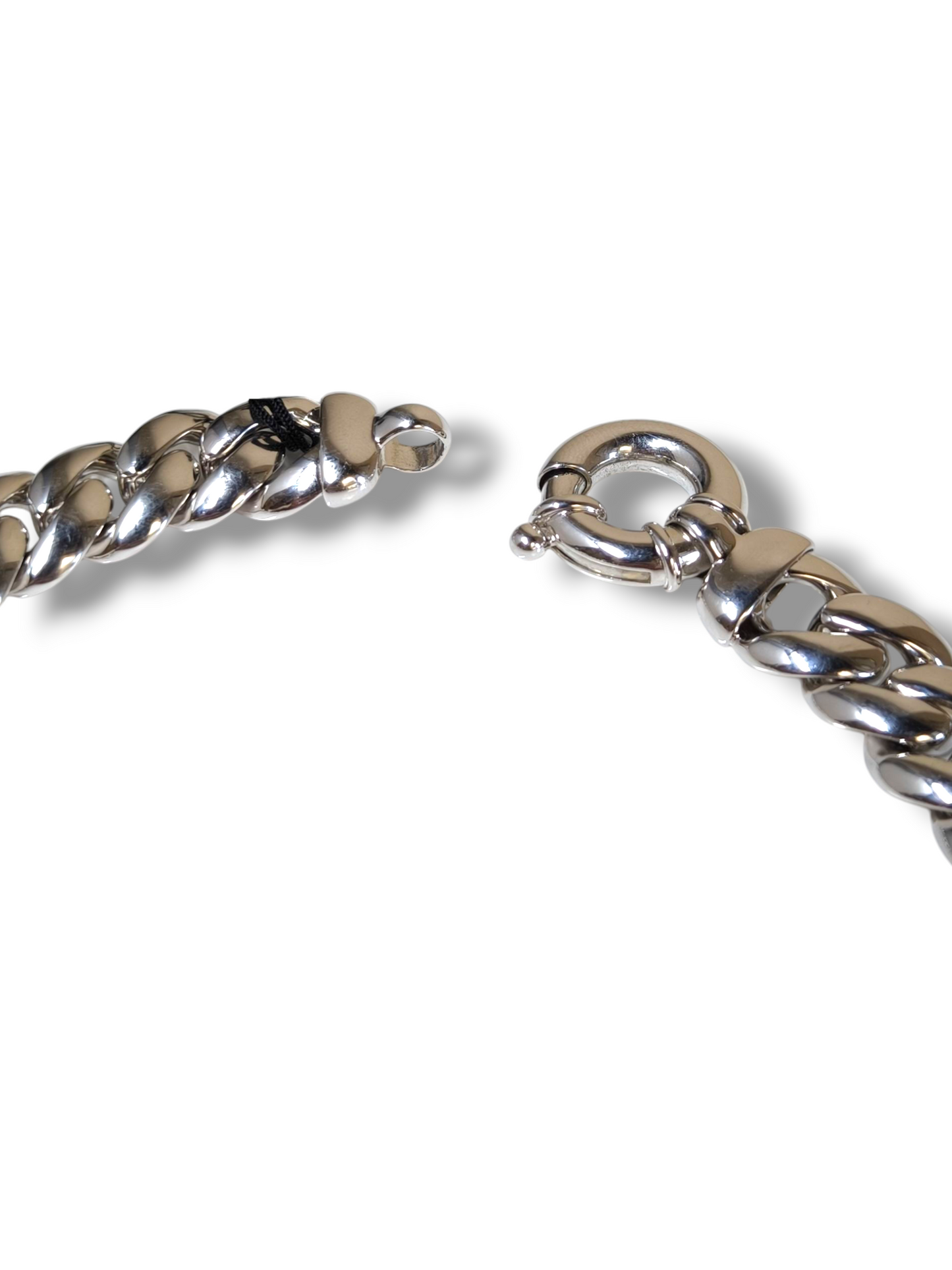 Girocollo Collana in argento 925 massiccia maglia groumette sezione 1,4 cm - Gioielli Pavan