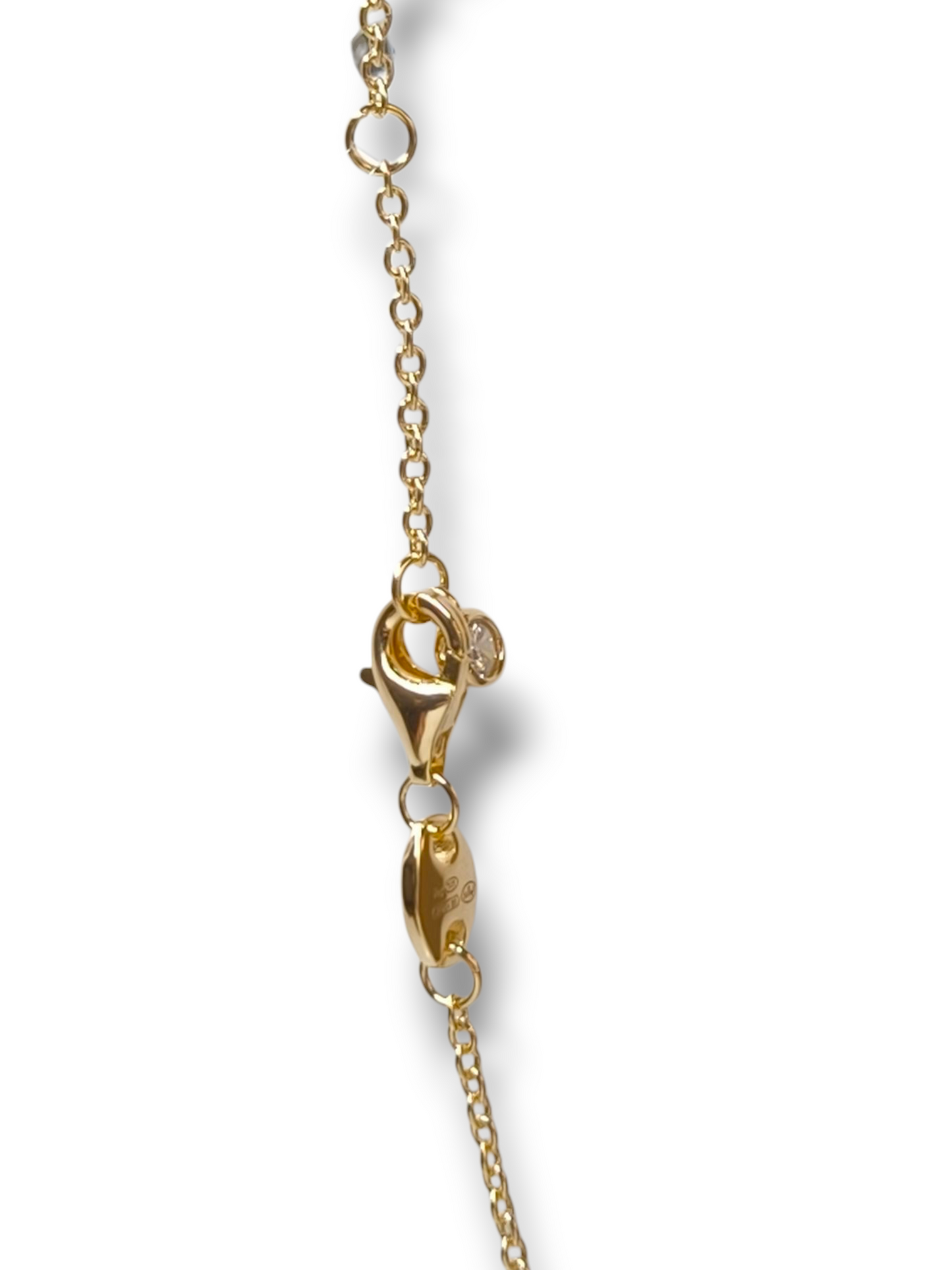 Girocollo Girocollo in argento dorato con cuore intrecciato in pavé di zirconi - Gioielli Pavan