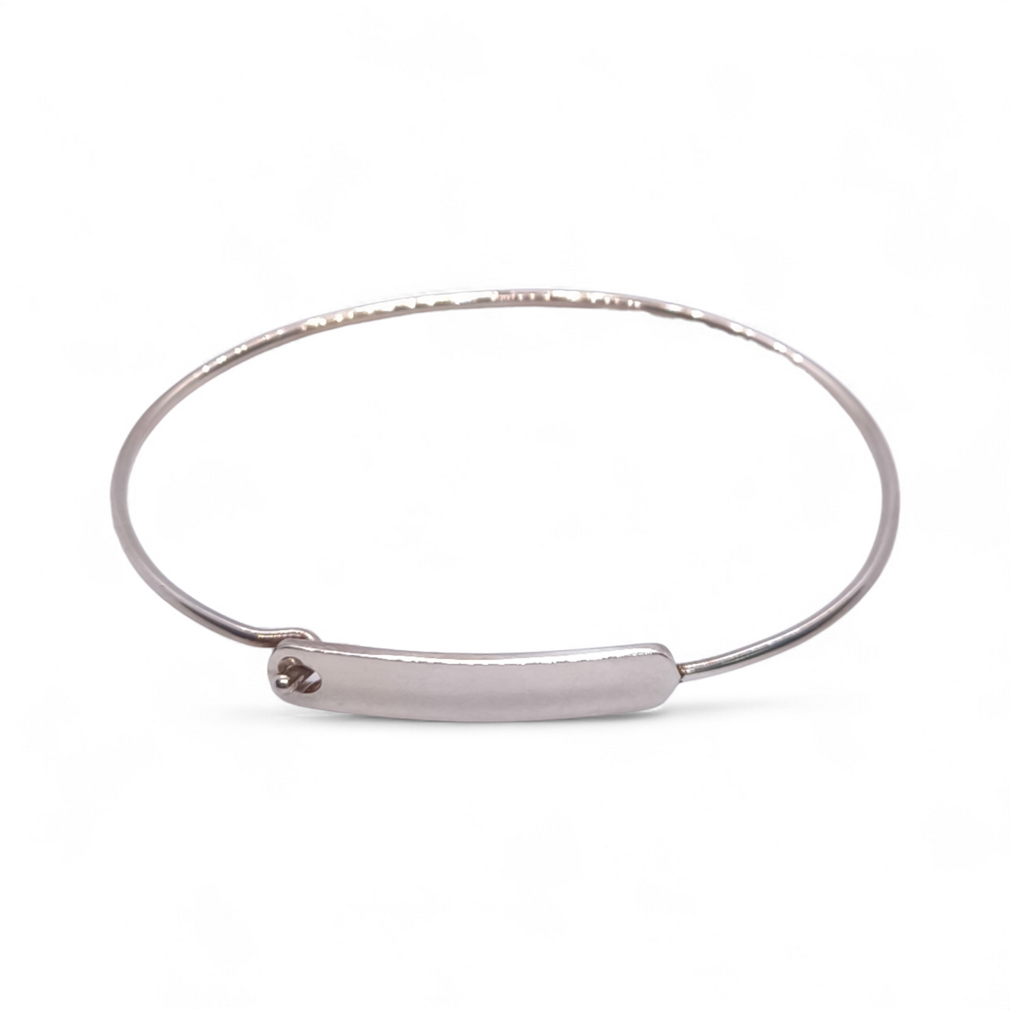 Bracciale Bracciale Rigido Argento 925 con Targa Incidibile - Gioielli Pavan