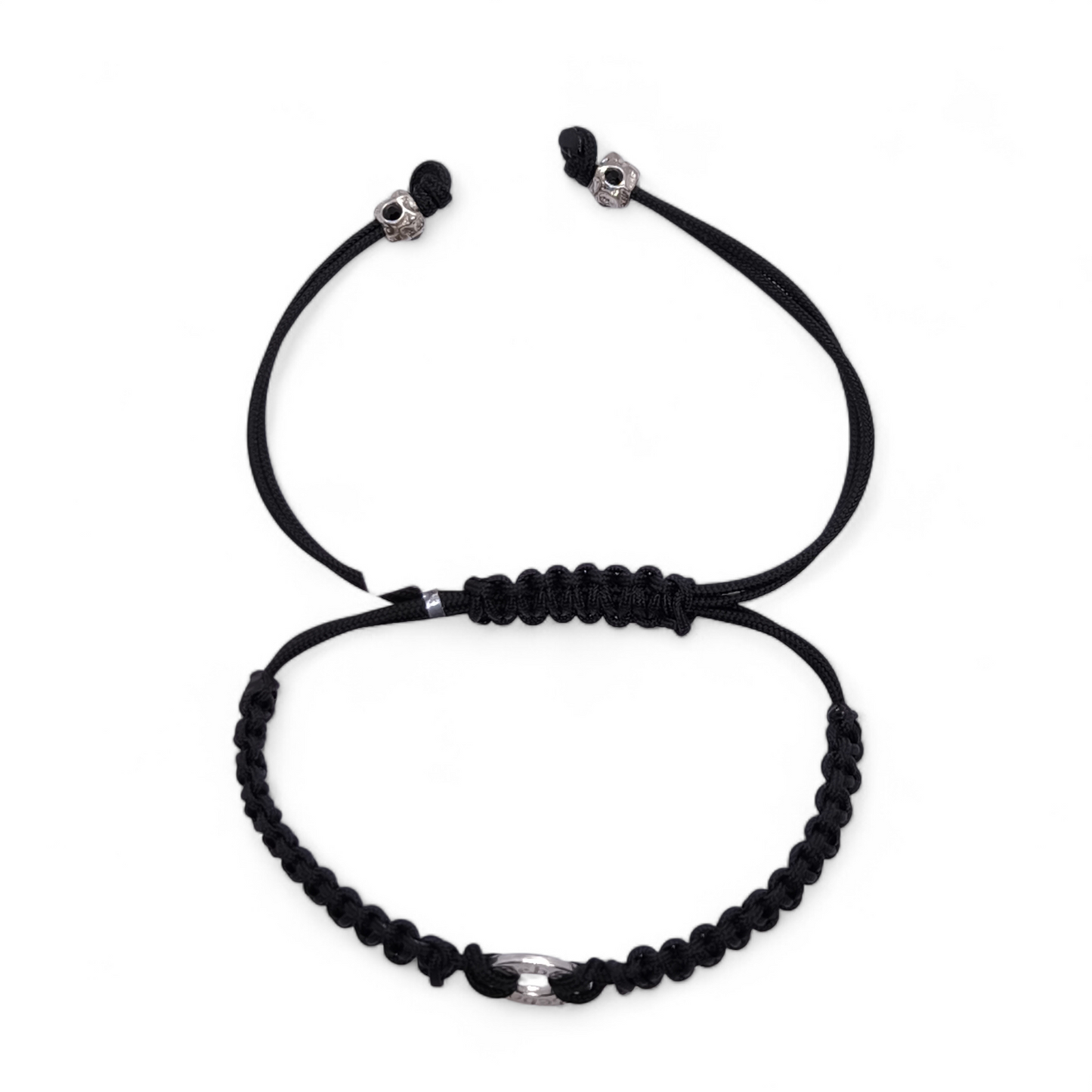 Bracciale Bracciale LeBebè Argento 925 con Sagola Nera - Gioielli Pavan