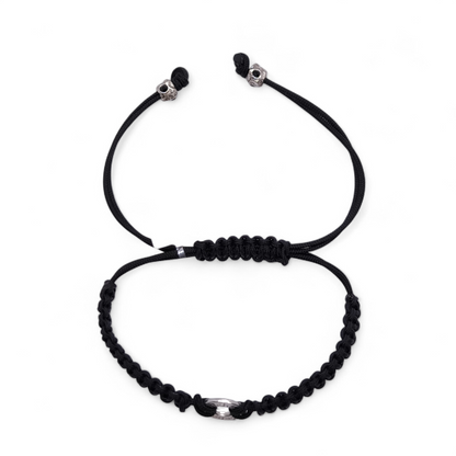Bracciale Bracciale LeBebè Argento 925 con Sagola Nera - Gioielli Pavan