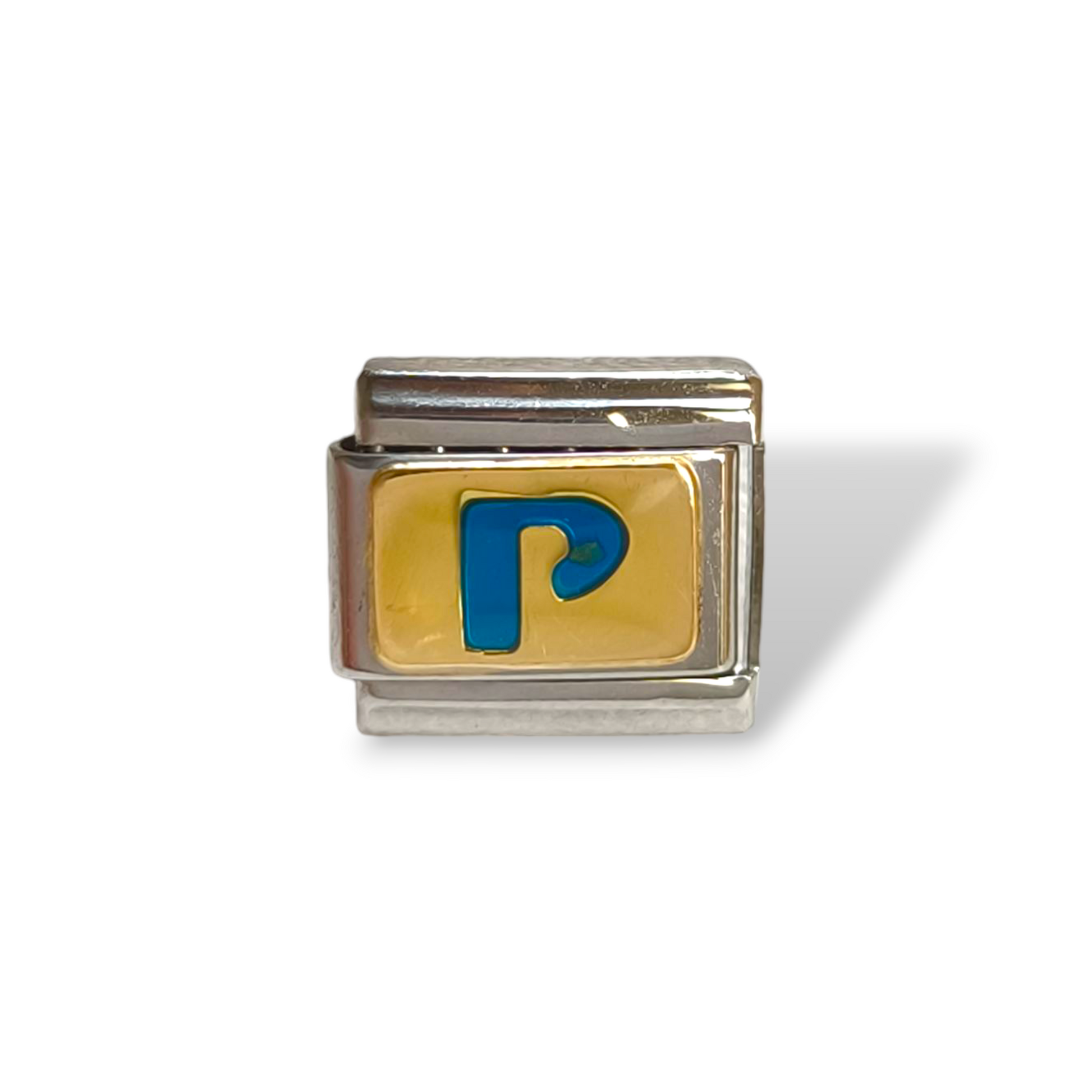 Ciondoli e pendenti NominatioN - Link con Lettera P smaltata - Gioielli Pavan