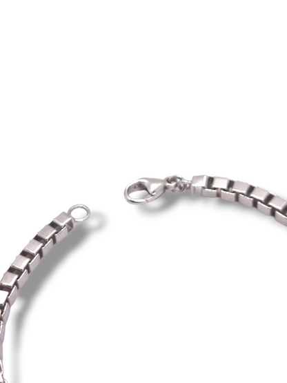 Bracciale Bracciale Argento 925 Maglia Veneta con Elementi Smaltati Colorati - Gioielli Pavan