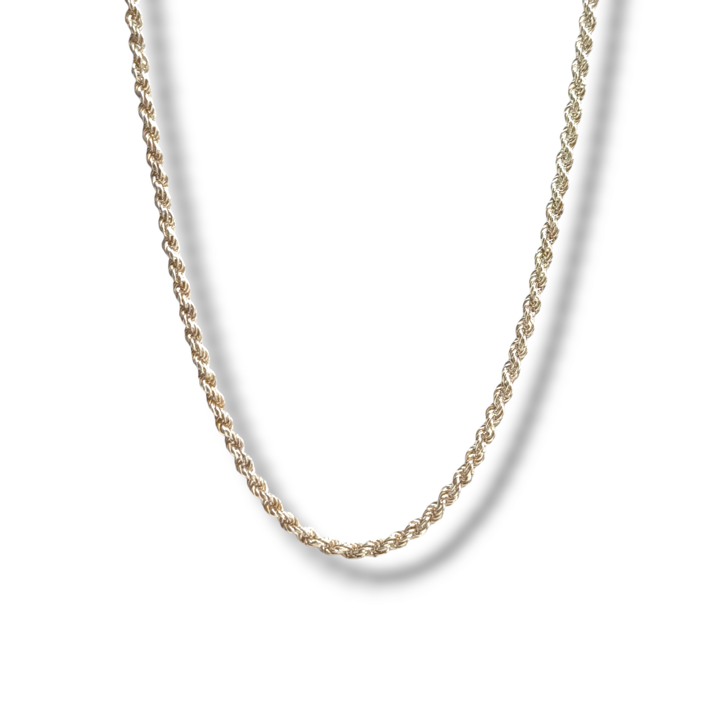 Catene Collana in argento maglia a corda 45 cm - Gioielli Pavan