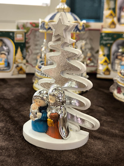 natale Presepe argentato colorato - Gioielli Pavan