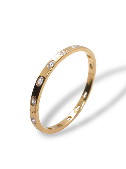 Bracciale Bracciale in Argento 925 giallo con Zirconi Incolori - Gioielli Pavan