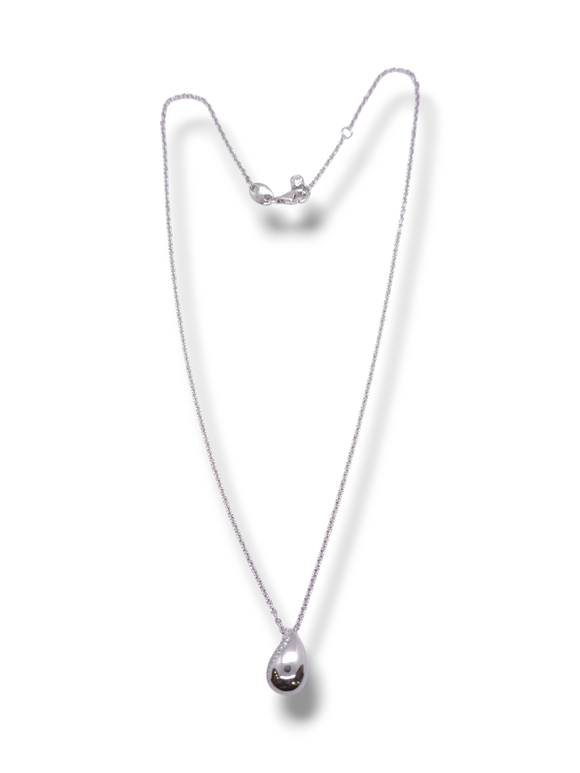Girocollo Girocollo a Goccia in Argento 925 con Zirconi Pavé - Gioielli Pavan