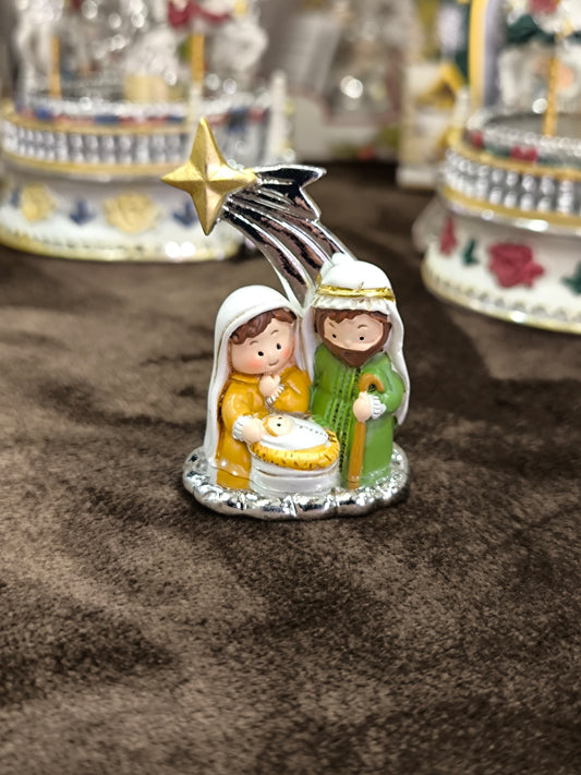 natale Presepe argentato colorato - Gioielli Pavan