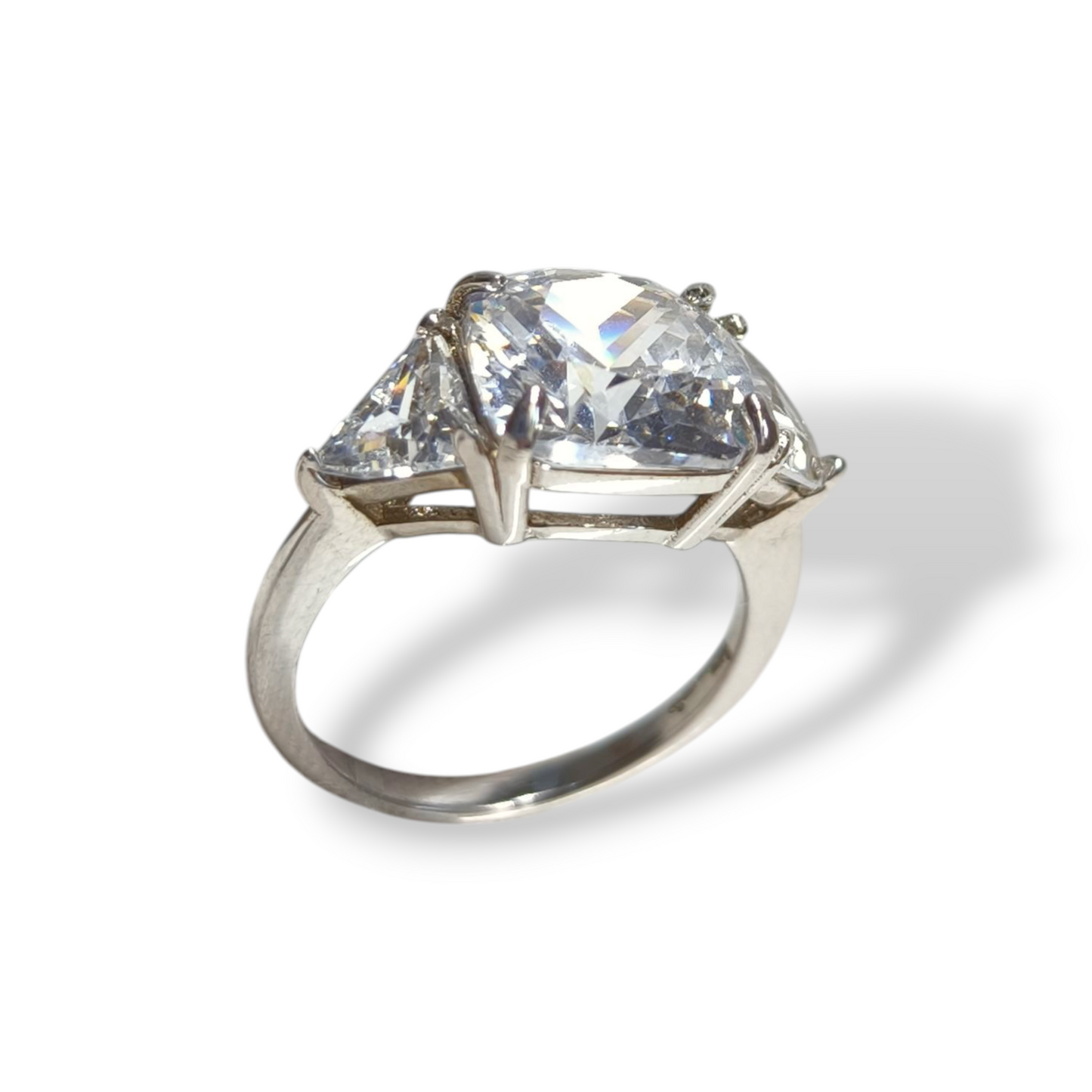 Anello Anello in argento trilogy con zirconi - Gioielli Pavan