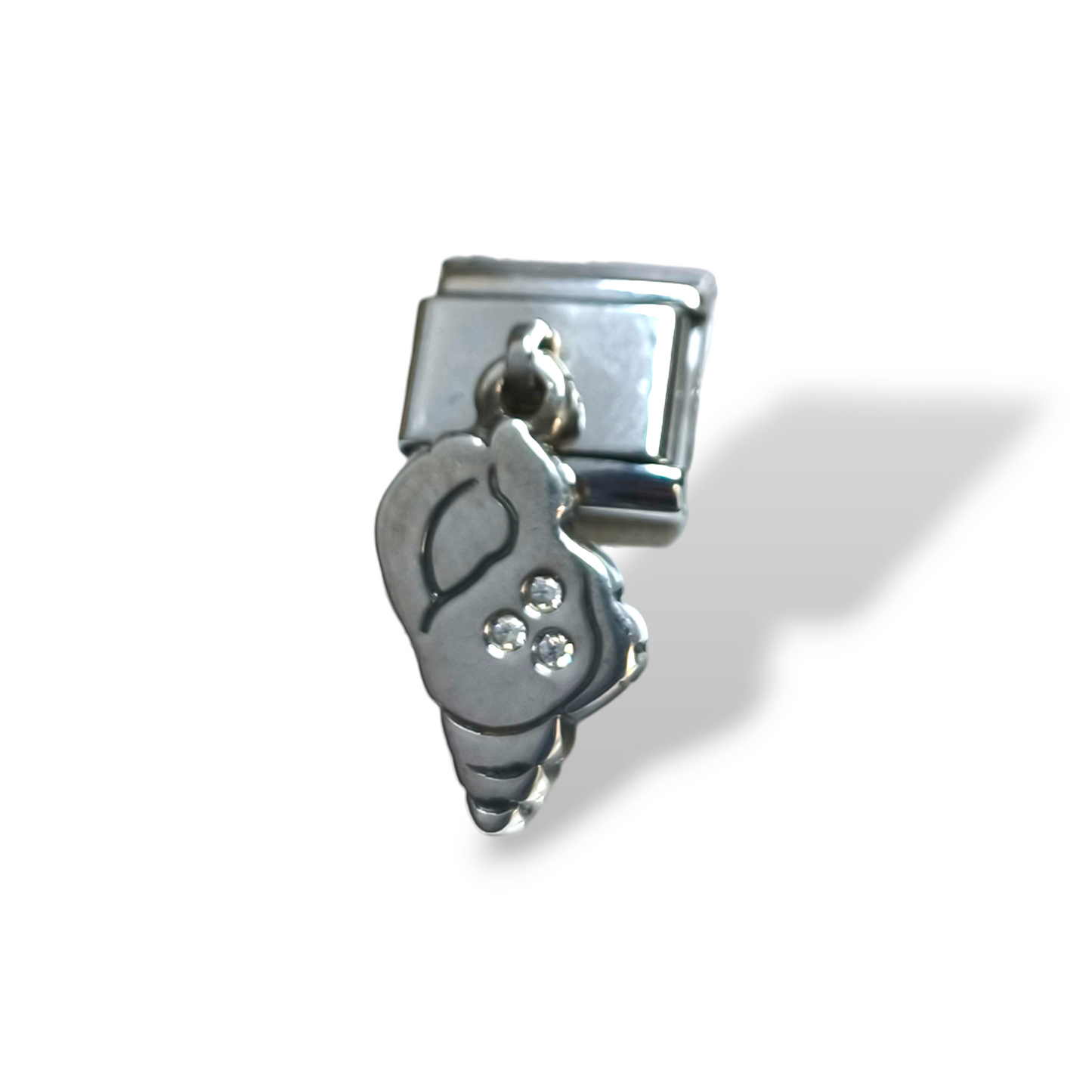 Ciondoli e pendenti NominatioN - Link Pendete Gelato con zirconi in argento 925 - Gioielli Pavan