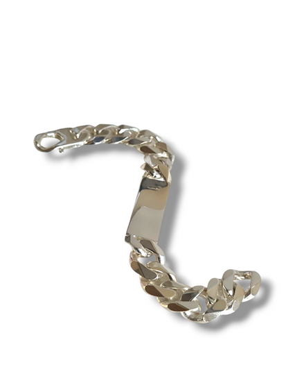 Bracciale Bracciale in argento maglia groumette 1,5 cm massiccio - Gioielli Pavan