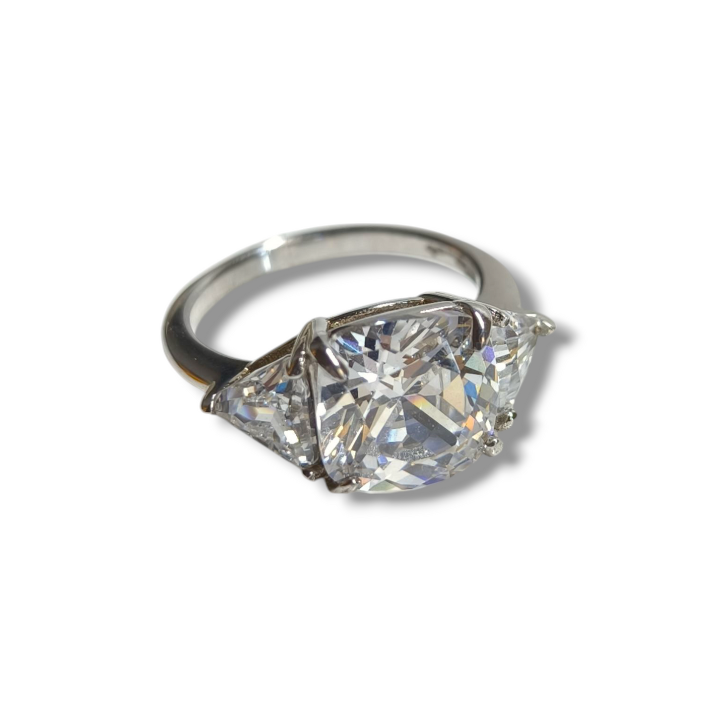 Anello Anello in argento trilogy con zirconi - Gioielli Pavan