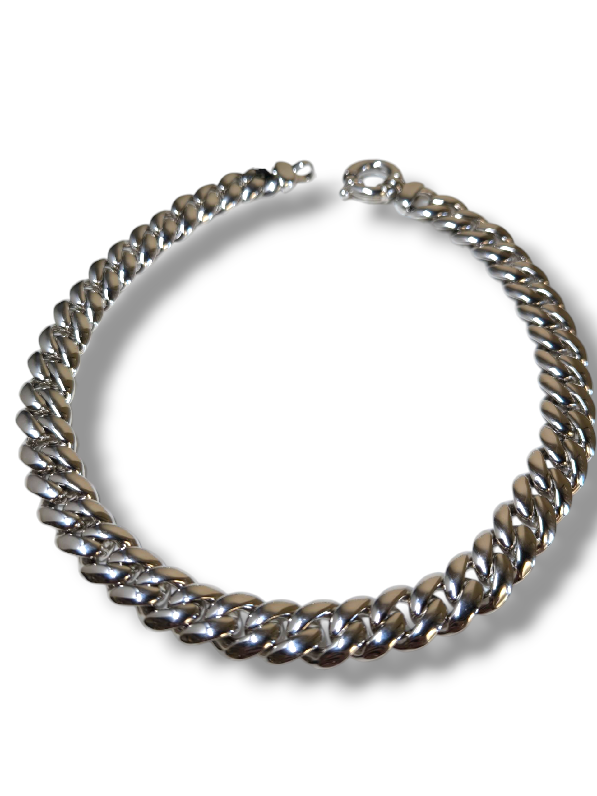 Girocollo Collana in argento 925 massiccia maglia groumette sezione 1,4 cm - Gioielli Pavan