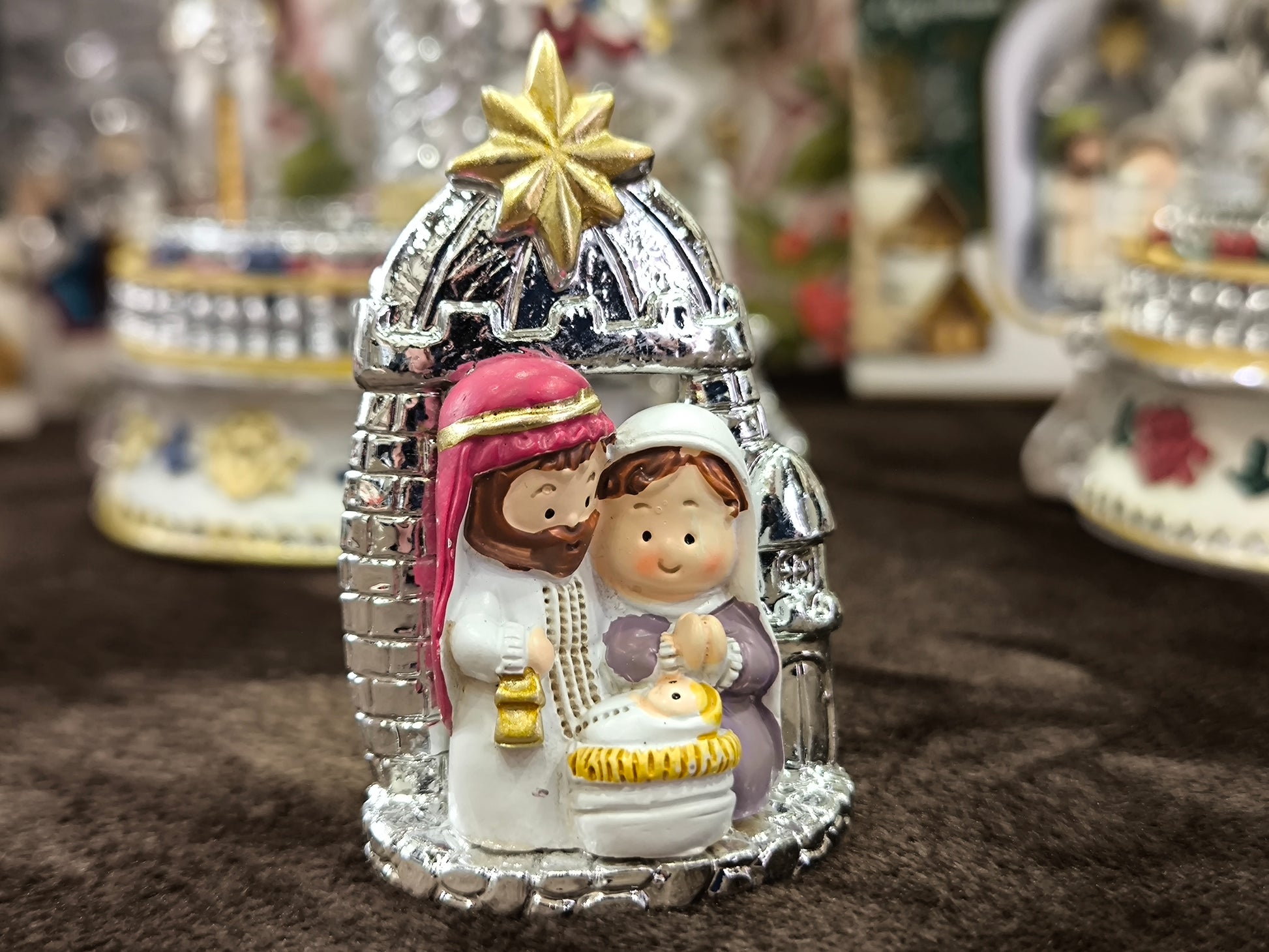 natale Presepe argentato colorato - Gioielli Pavan