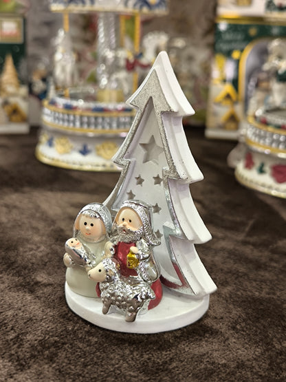 natale Presepe argentato colorato - Gioielli Pavan