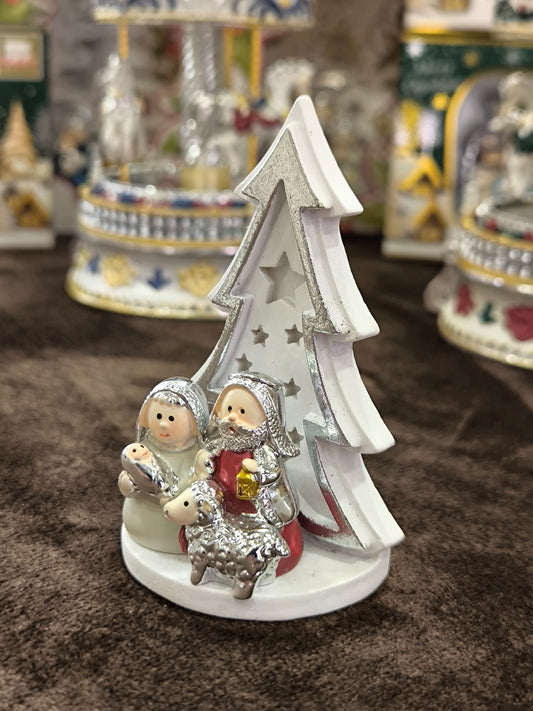 natale Presepe argentato colorato - Gioielli Pavan