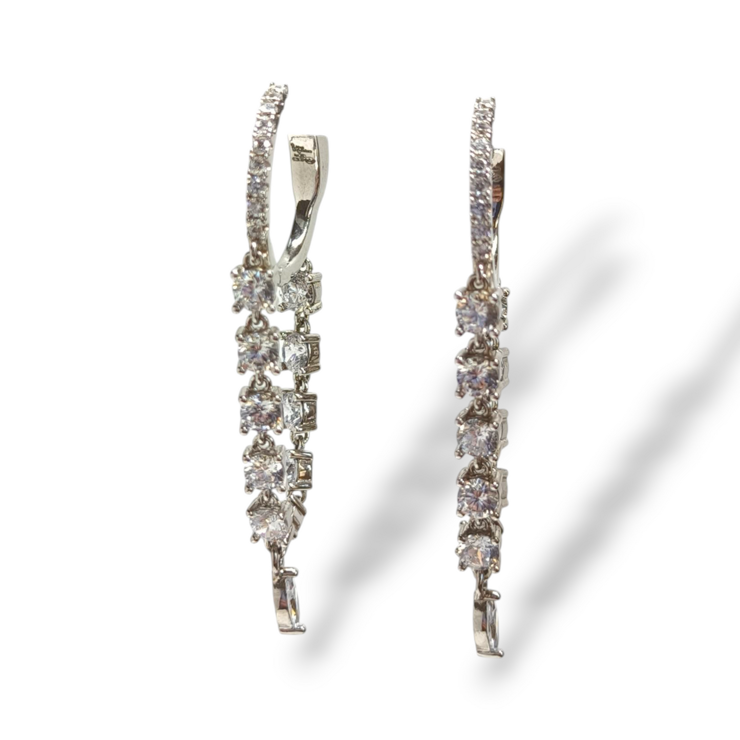 Orecchini Orecchini in argento pendenti con zirconi - Gioielli Pavan