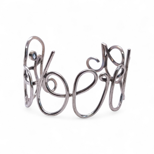 Bracciale Bracciale Nome Roberta in Argento 925 con Acquamarina - Gioielli Pavan