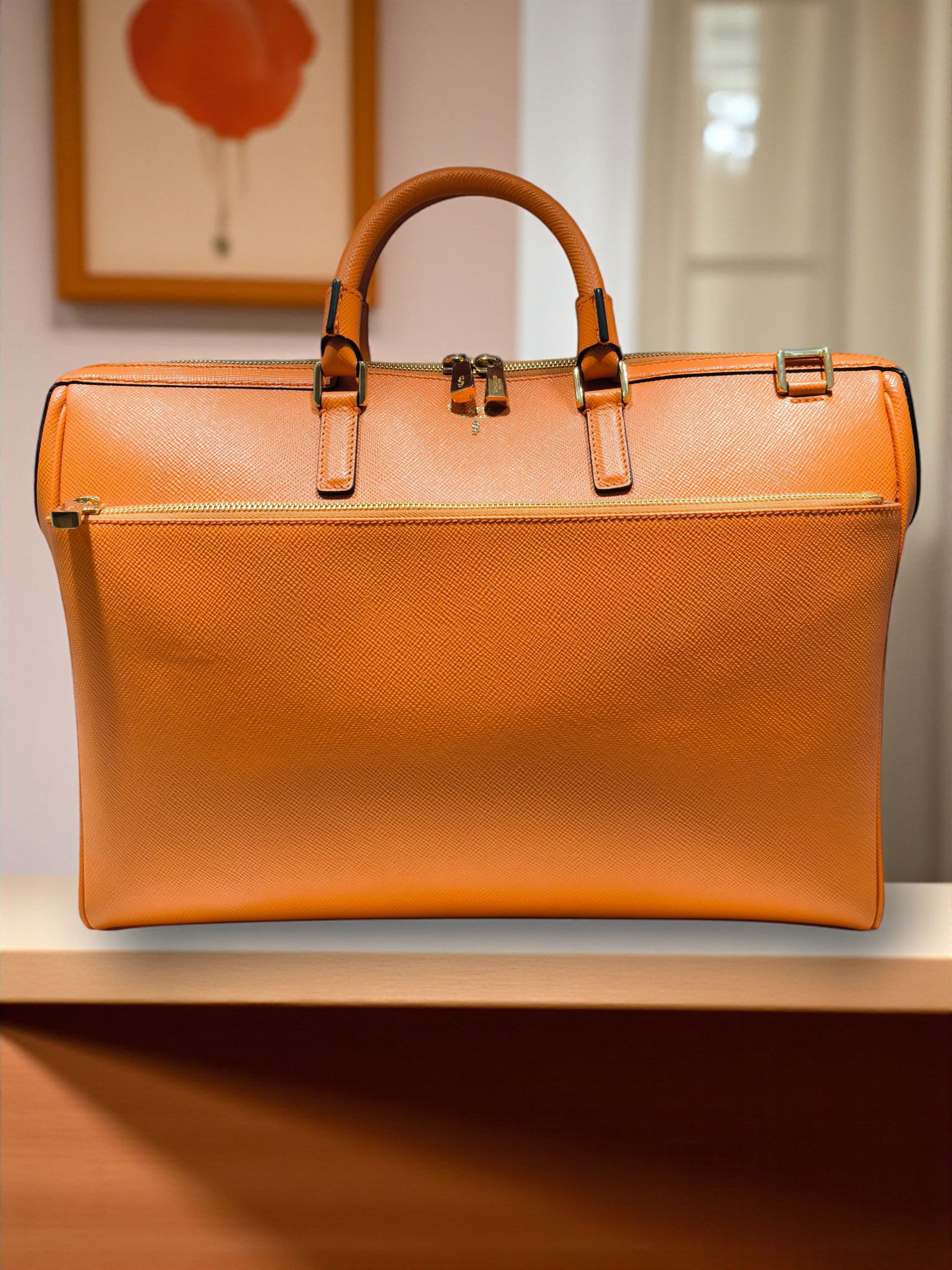 Borsa Serapian evo fiamma in pelle kaki - Gioielli Pavan