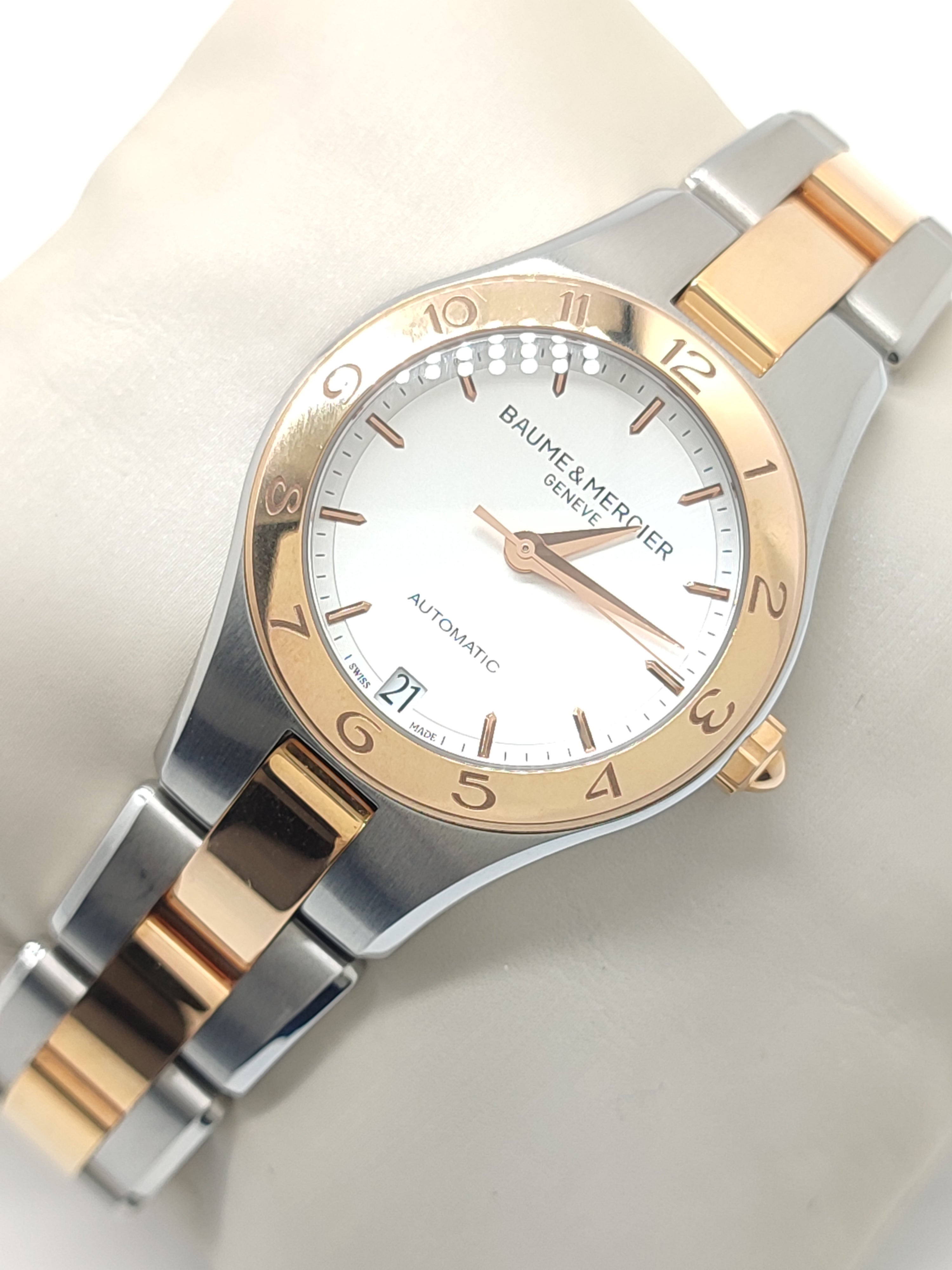 Baume Mercier Steel and gold line