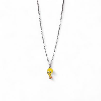 Girocollo Girocollo in Argento 925 con Pendente Titti Smaltato - Gioielli Pavan