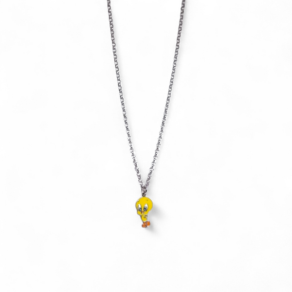 Girocollo Girocollo in Argento 925 con Pendente Titti Smaltato - Gioielli Pavan