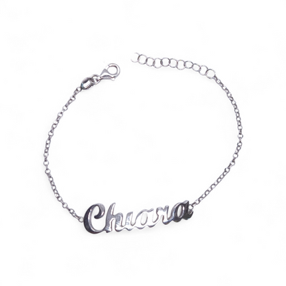 Bracciale Bracciale in Argento 925 con Nome Chiara - Gioielli Pavan