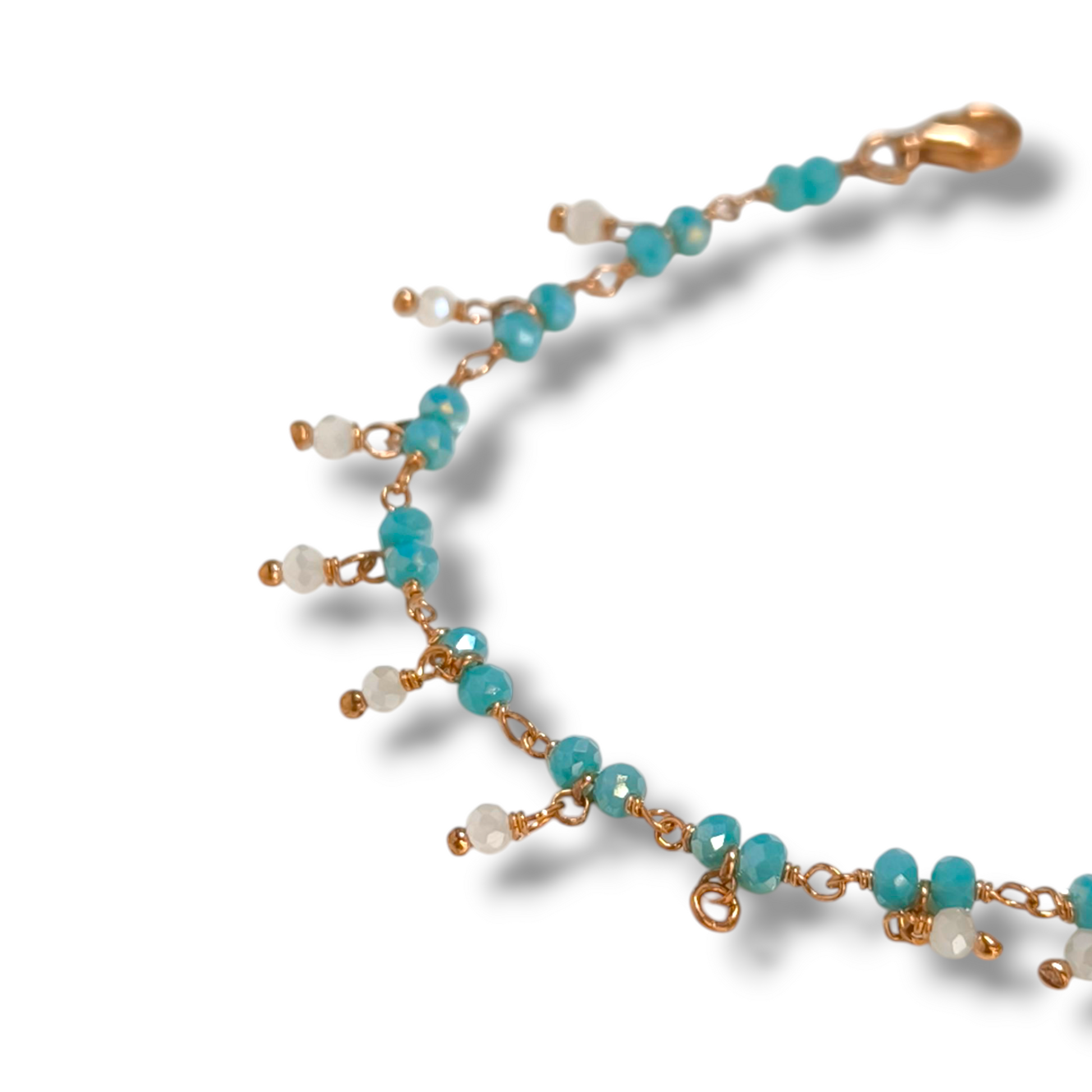 Bracciale Bracciale in argento a rosario con pietre naturali - Gioielli Pavan