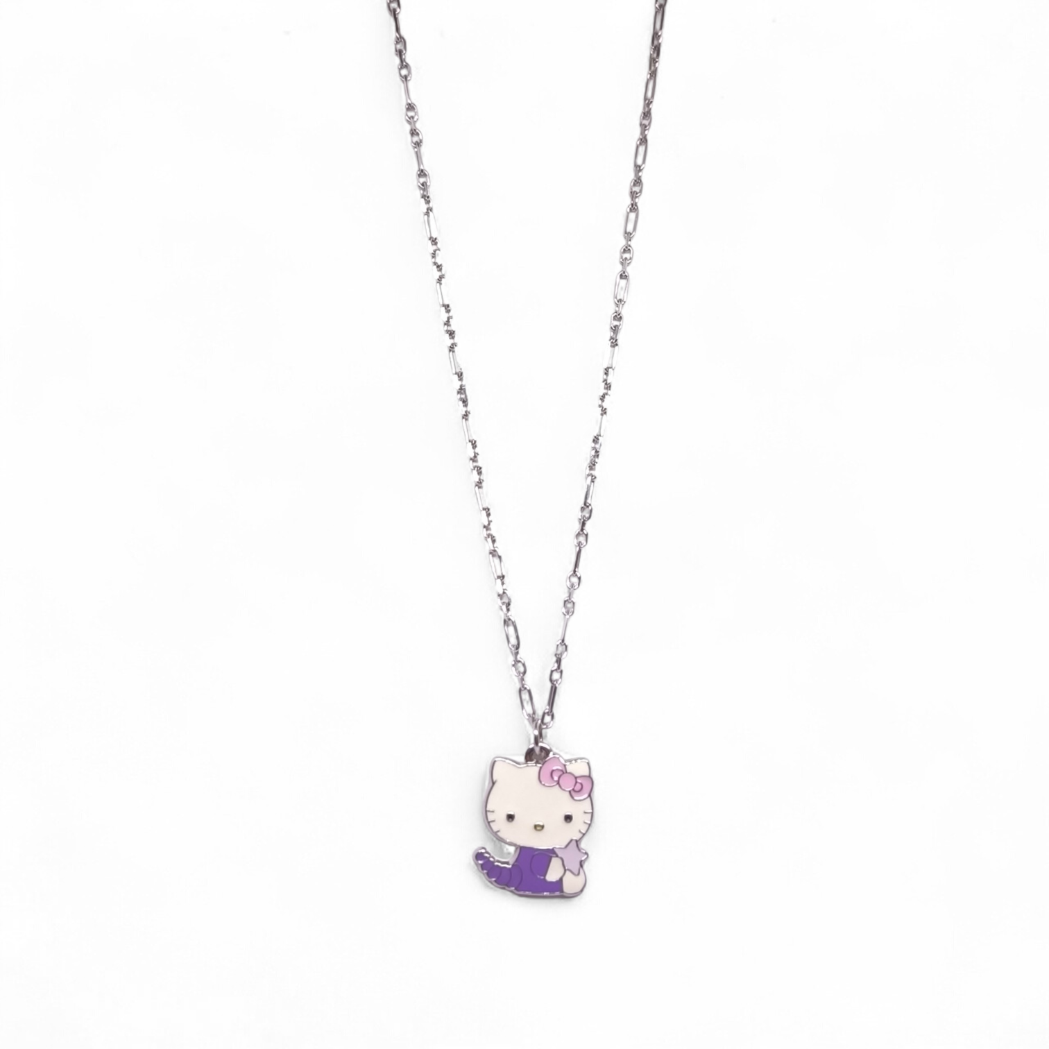 Girocollo Girocollo in Argento 925 con Pendente Hello Kitty – Oroscopo Scorpione - Gioielli Pavan