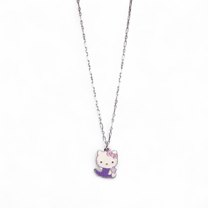 Girocollo Girocollo in Argento 925 con Pendente Hello Kitty – Oroscopo Scorpione - Gioielli Pavan
