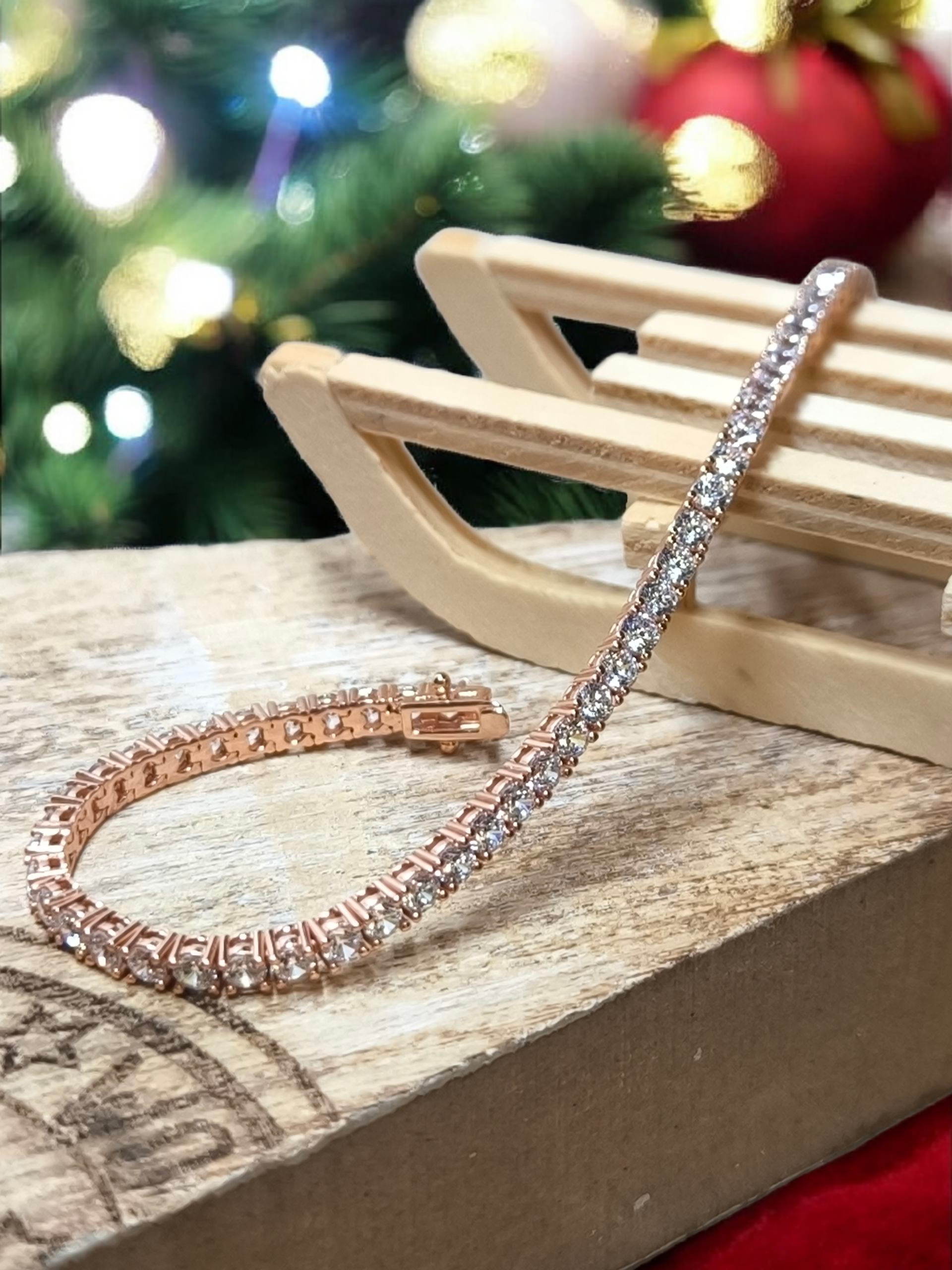 Bracciale Bracciale tennis in argento con zirconi lunghezza fissa - articolo con varianti - Gioielli Pavan