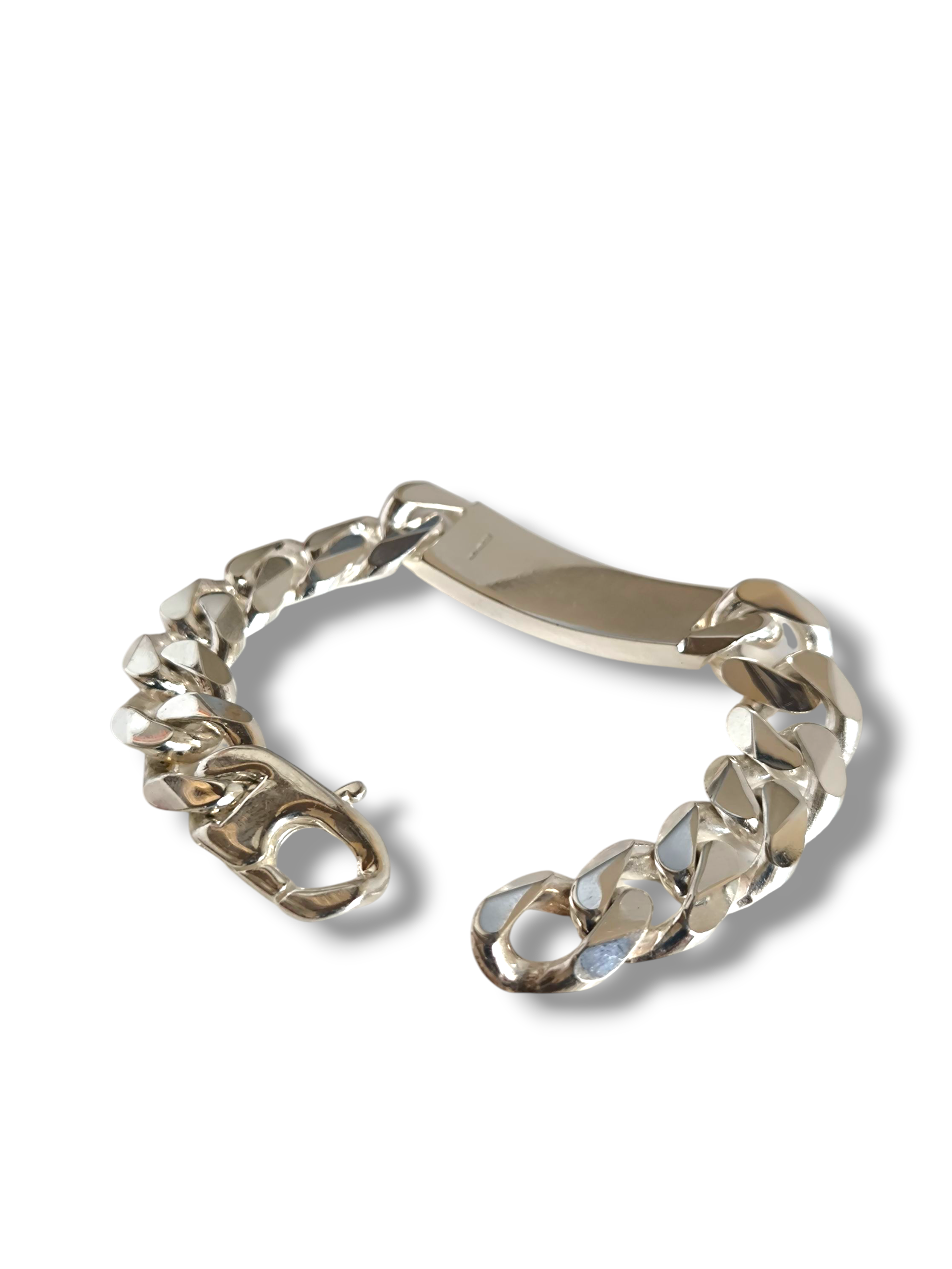 Bracciale Bracciale in argento maglia groumette 1,5 cm massiccio - Gioielli Pavan