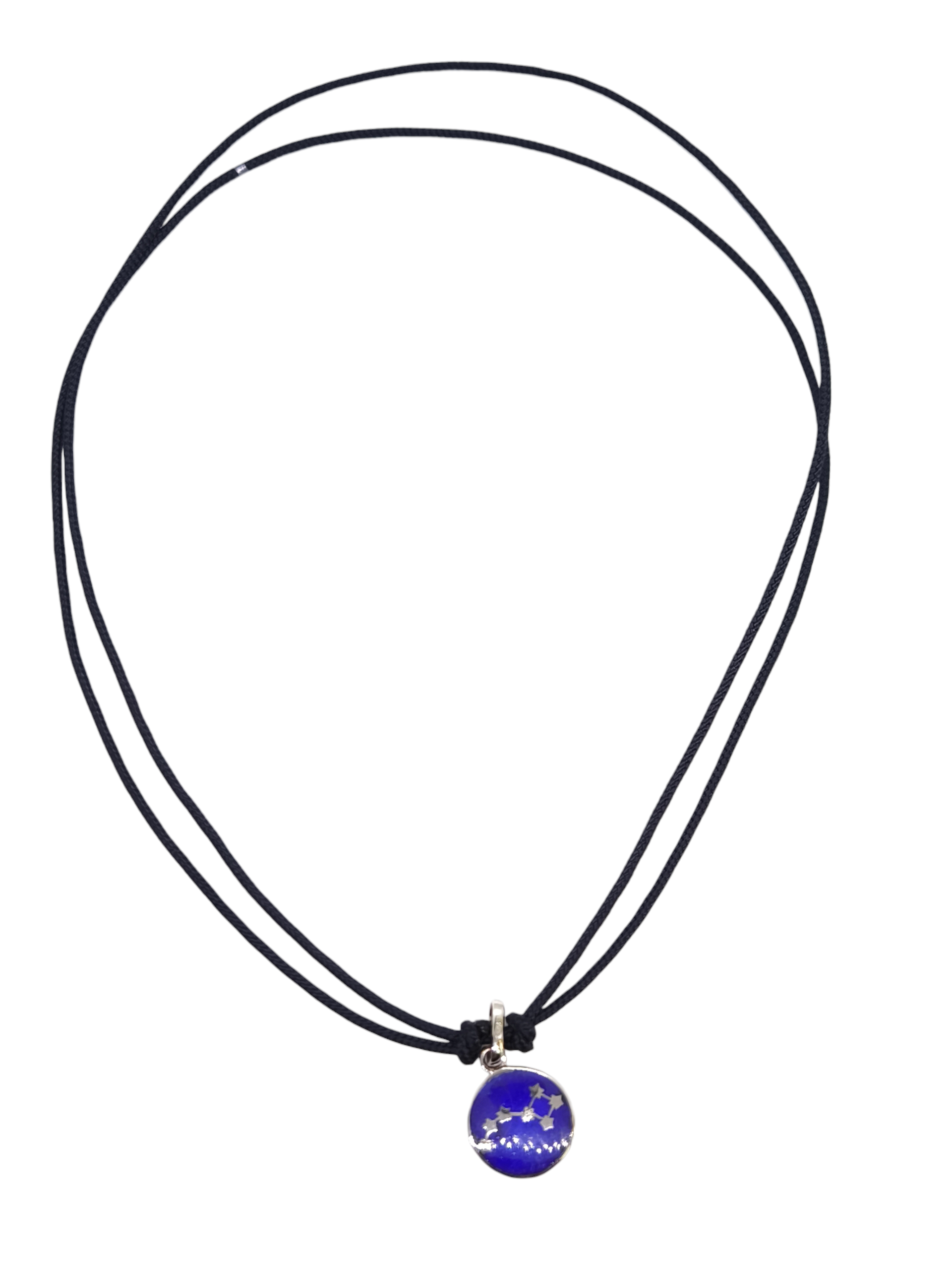 Collana Girocollo Argento 925 Costellazione della Forza con Diamante - Gioielli Pavan