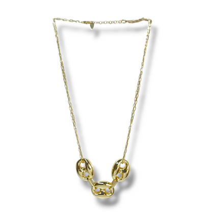 Collane Girocollo in argento dorato maglia marina - Gioielli Pavan