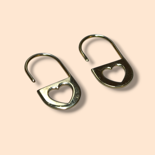 Orecchini Orecchini in oro con amino e cuore traforato - Gioielli Pavan