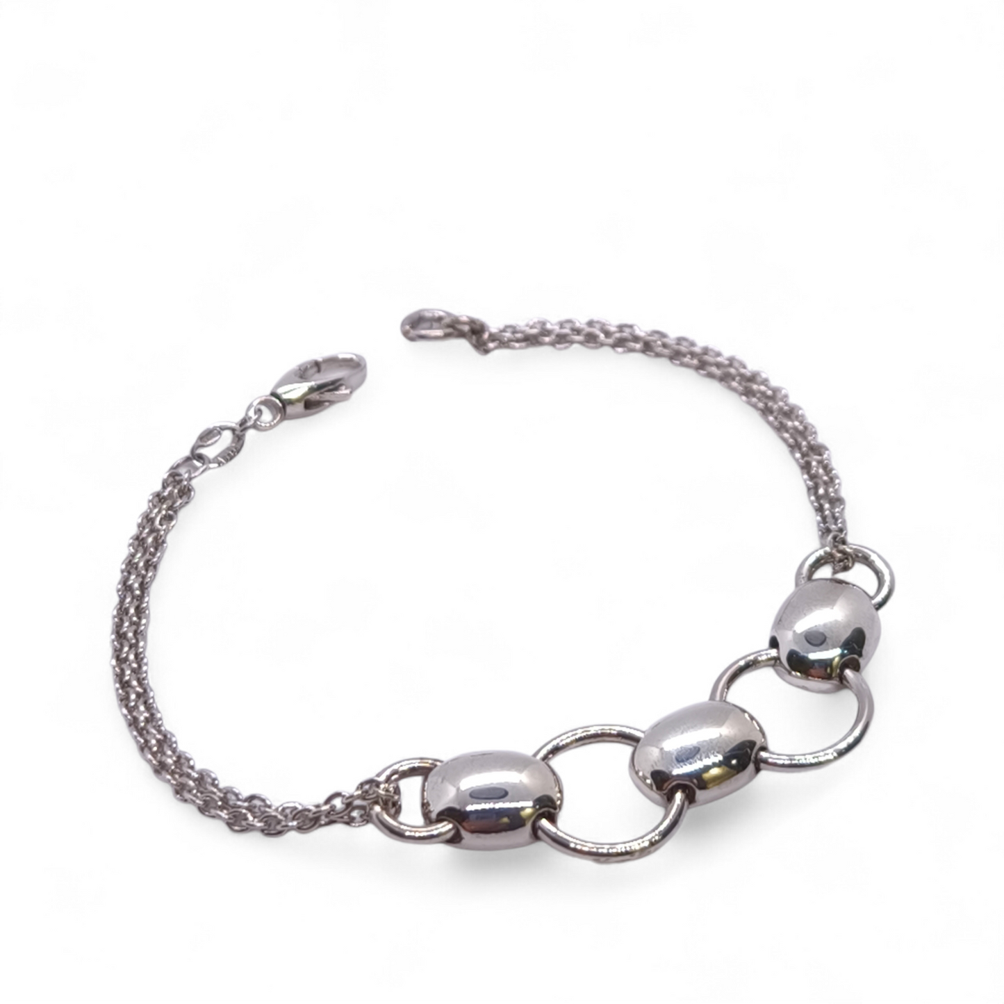 Bracciale Bracciale Argento 925 ad Elementi con Maglia Rolò - Gioielli Pavan