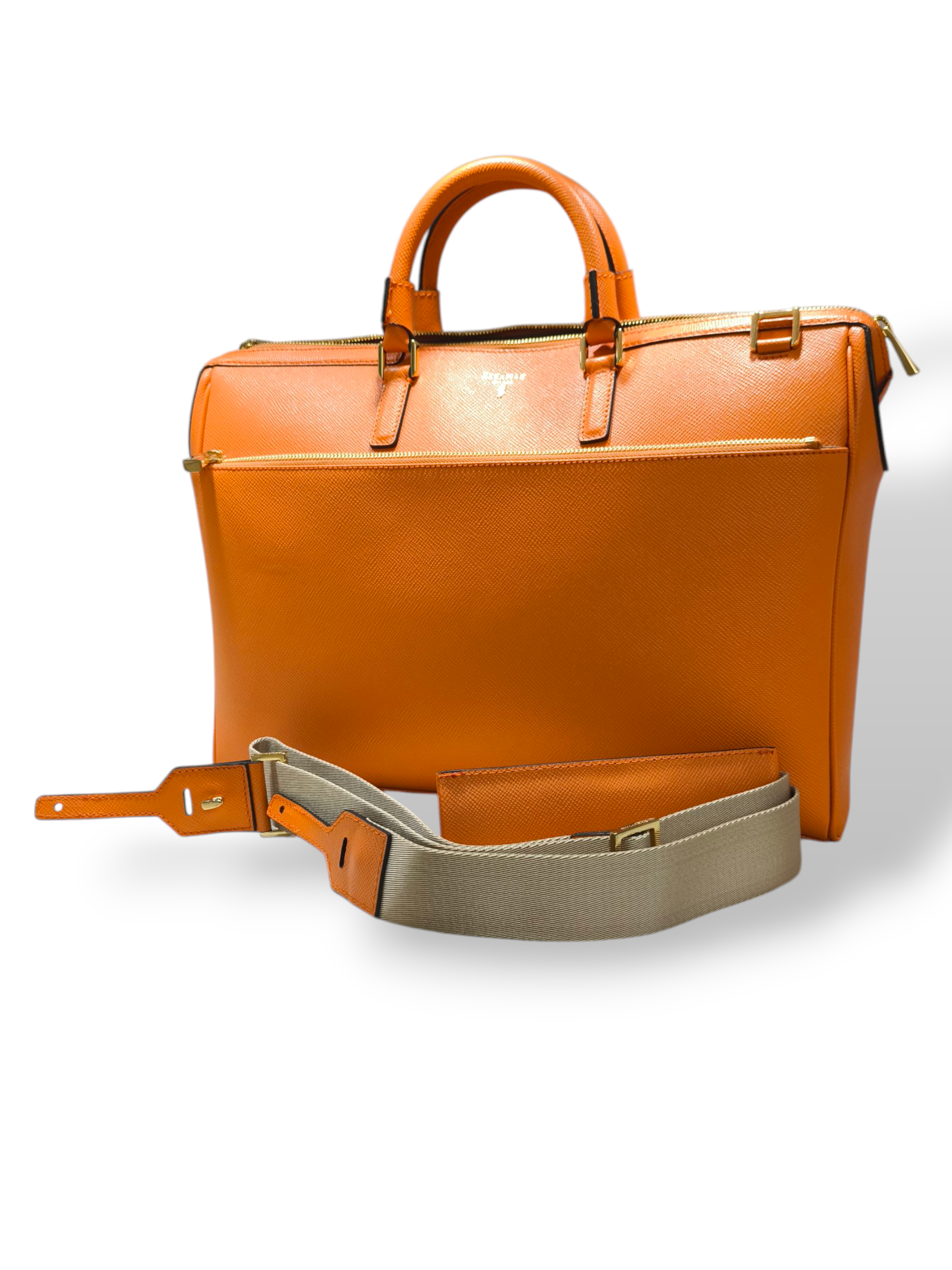 Borsa Serapian evo fiamma in pelle kaki - Gioielli Pavan