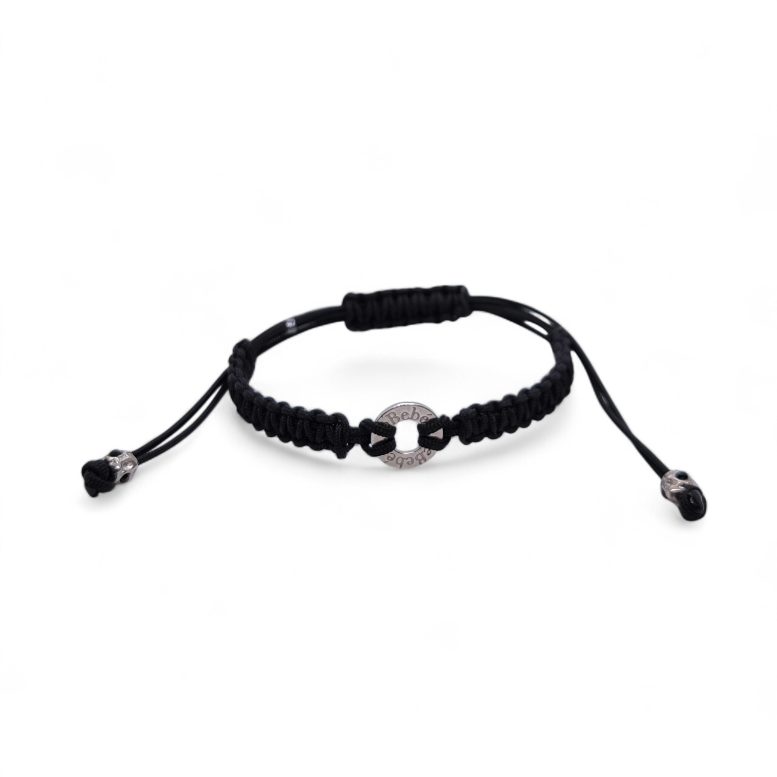 Bracciale Bracciale LeBebè Argento 925 con Sagola Nera - Gioielli Pavan