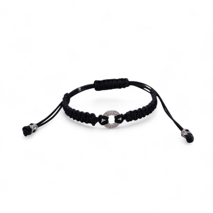 Bracciale Bracciale LeBebè Argento 925 con Sagola Nera - Gioielli Pavan