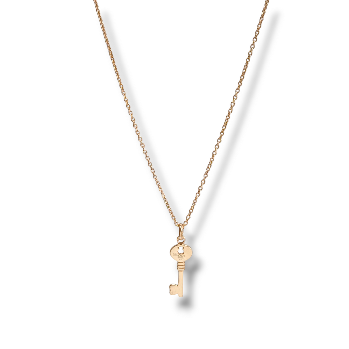 Girocollo Girocollo in argento dorato rosa chiave e zirconi rossi - Gioielli Pavan