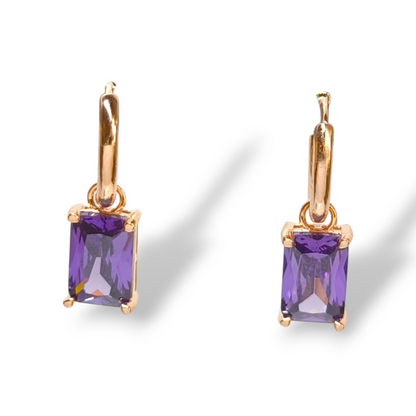 Orecchini Orecchini in argento a scattino con ametista - Gioielli Pavan