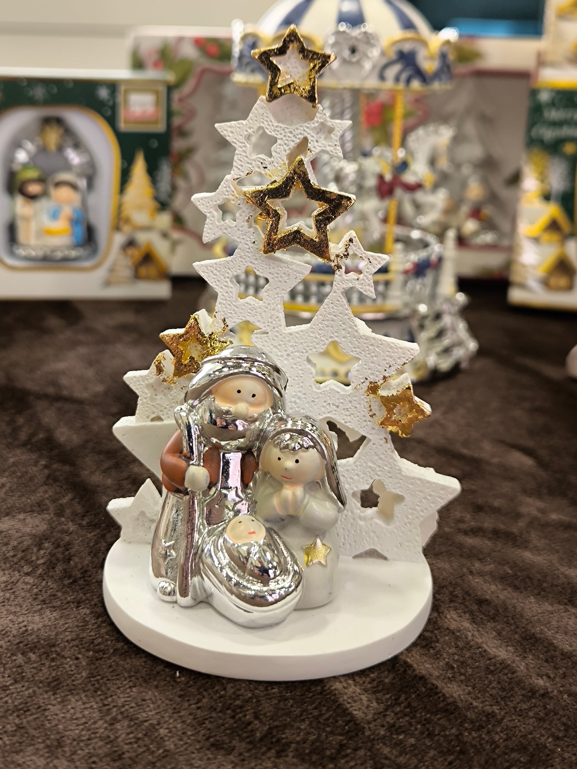 natale Presepe argentato colorato - Gioielli Pavan