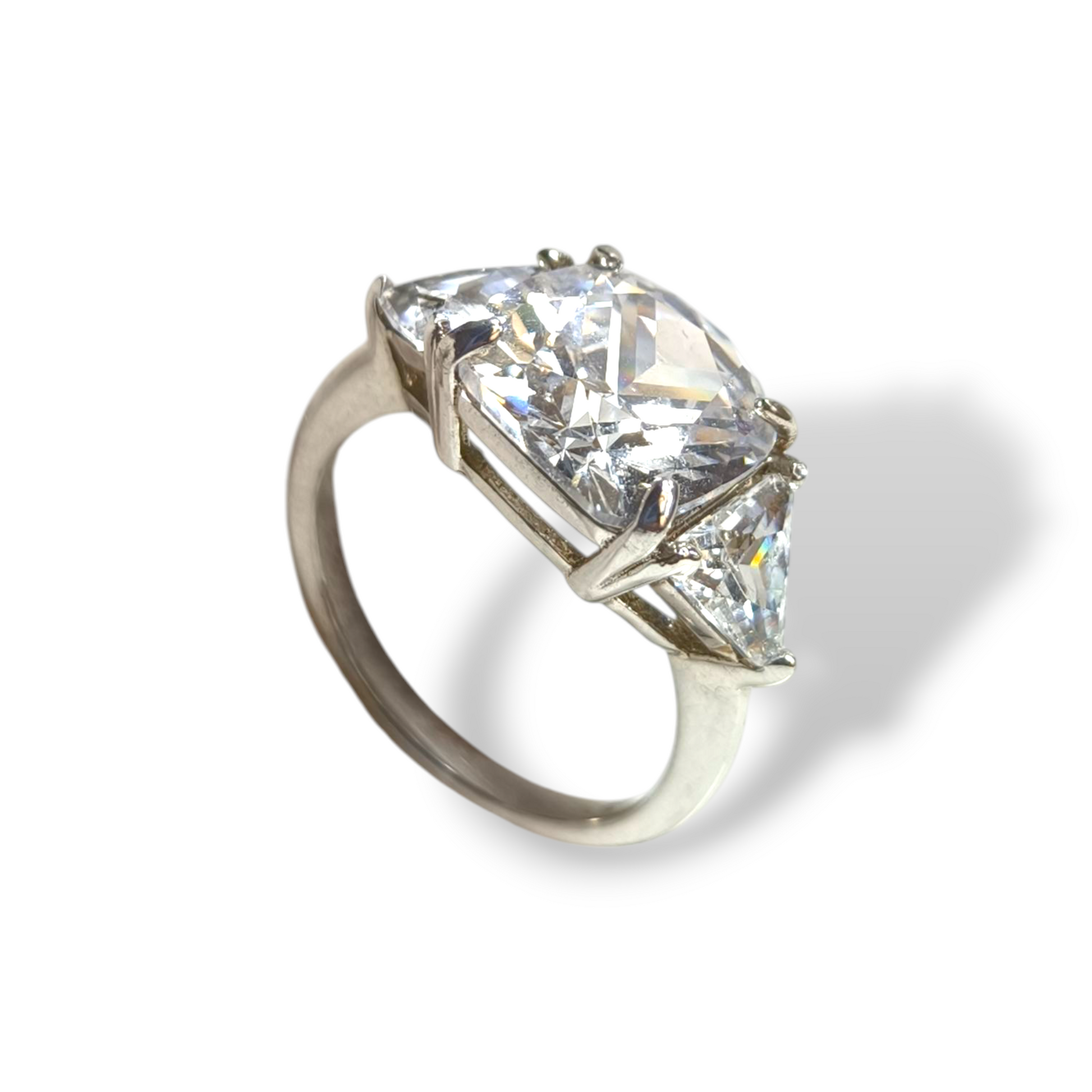 Anello Anello in argento trilogy con zirconi - Gioielli Pavan