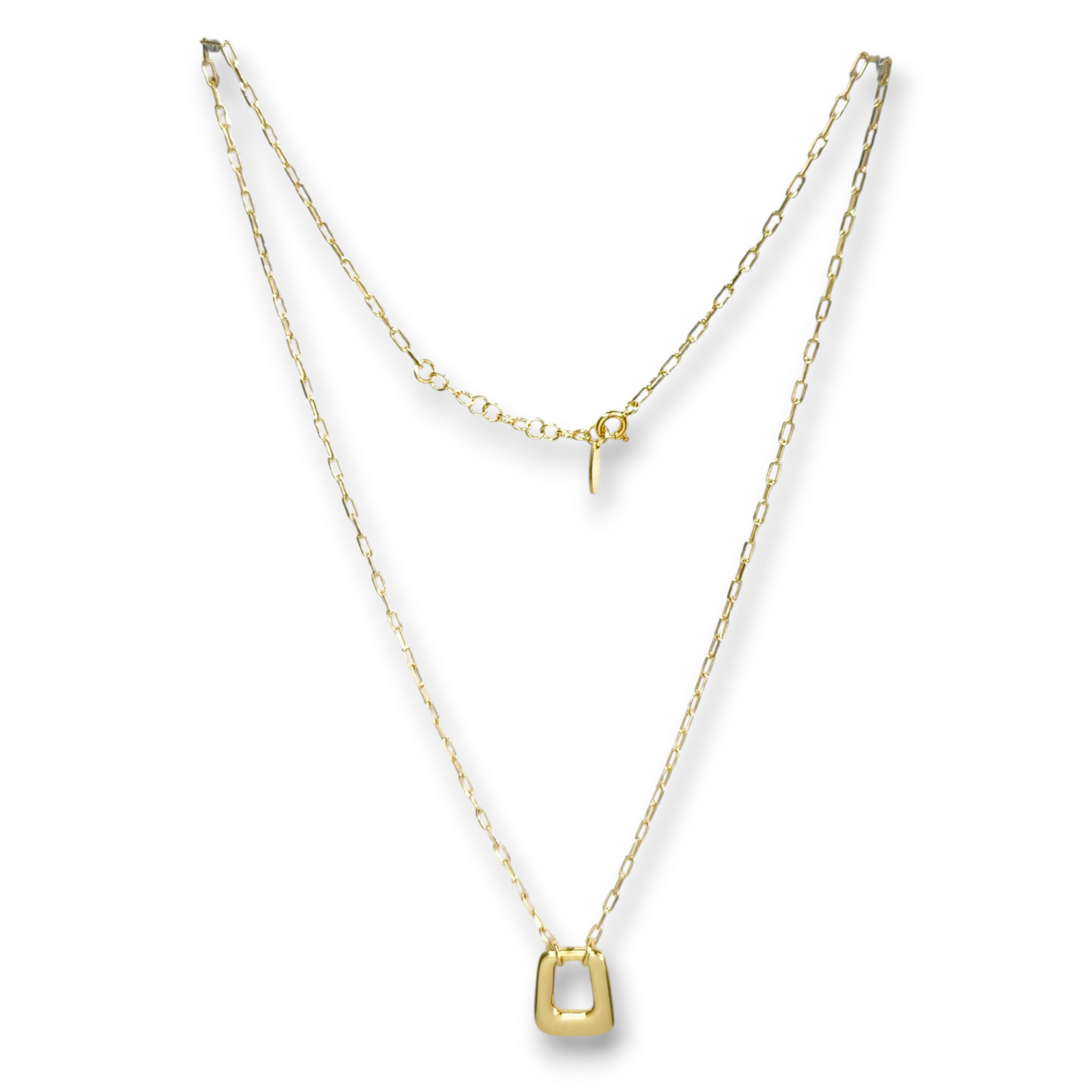 Girocollo Girocollo in argento dorato giallo geometrico - Gioielli Pavan