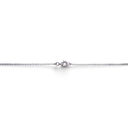 Girocollo in oro bianco con perla australiana e diamante - Gioielli Pavan