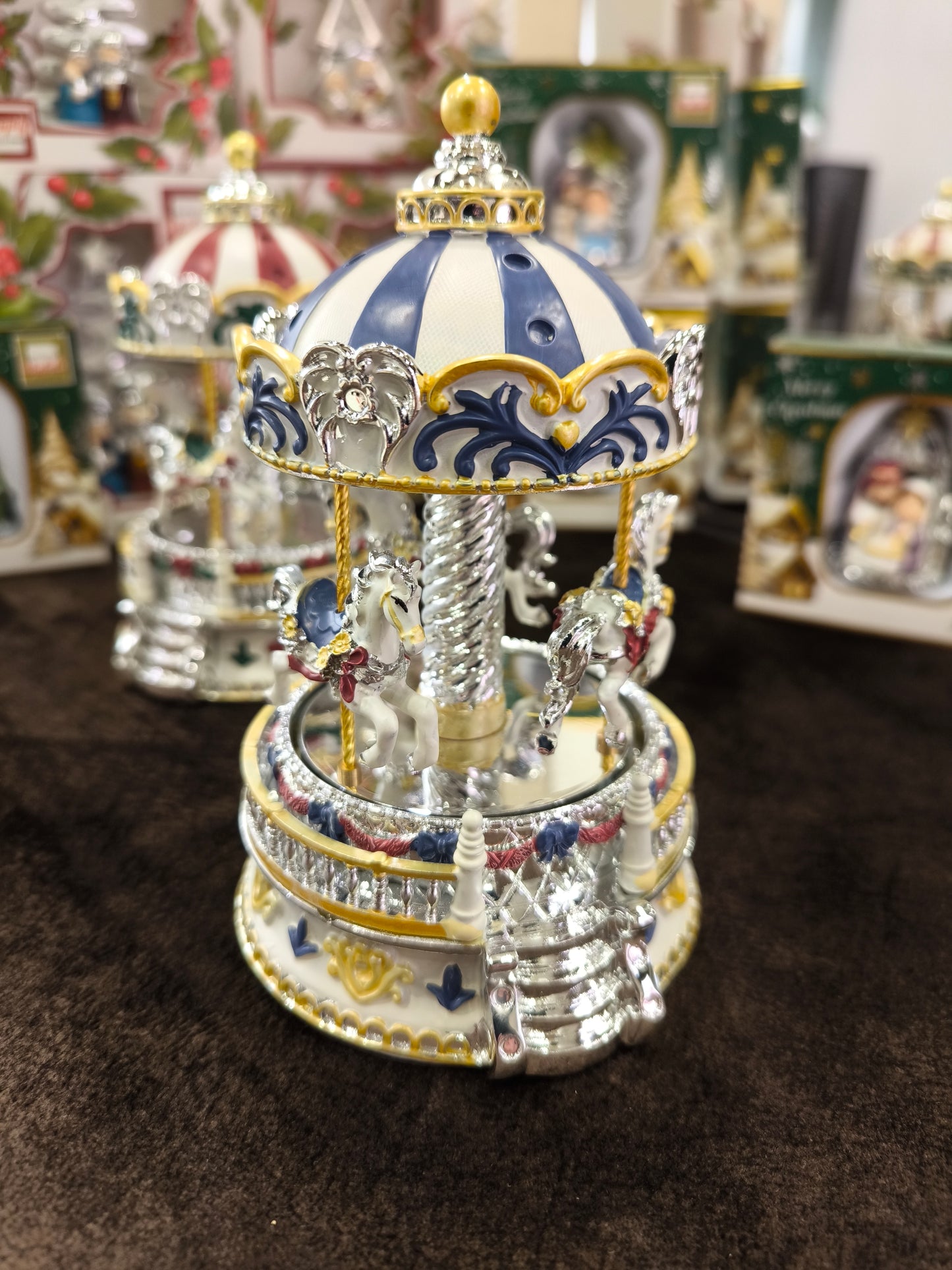 natale Giostrina natalizia blu - Gioielli Pavan