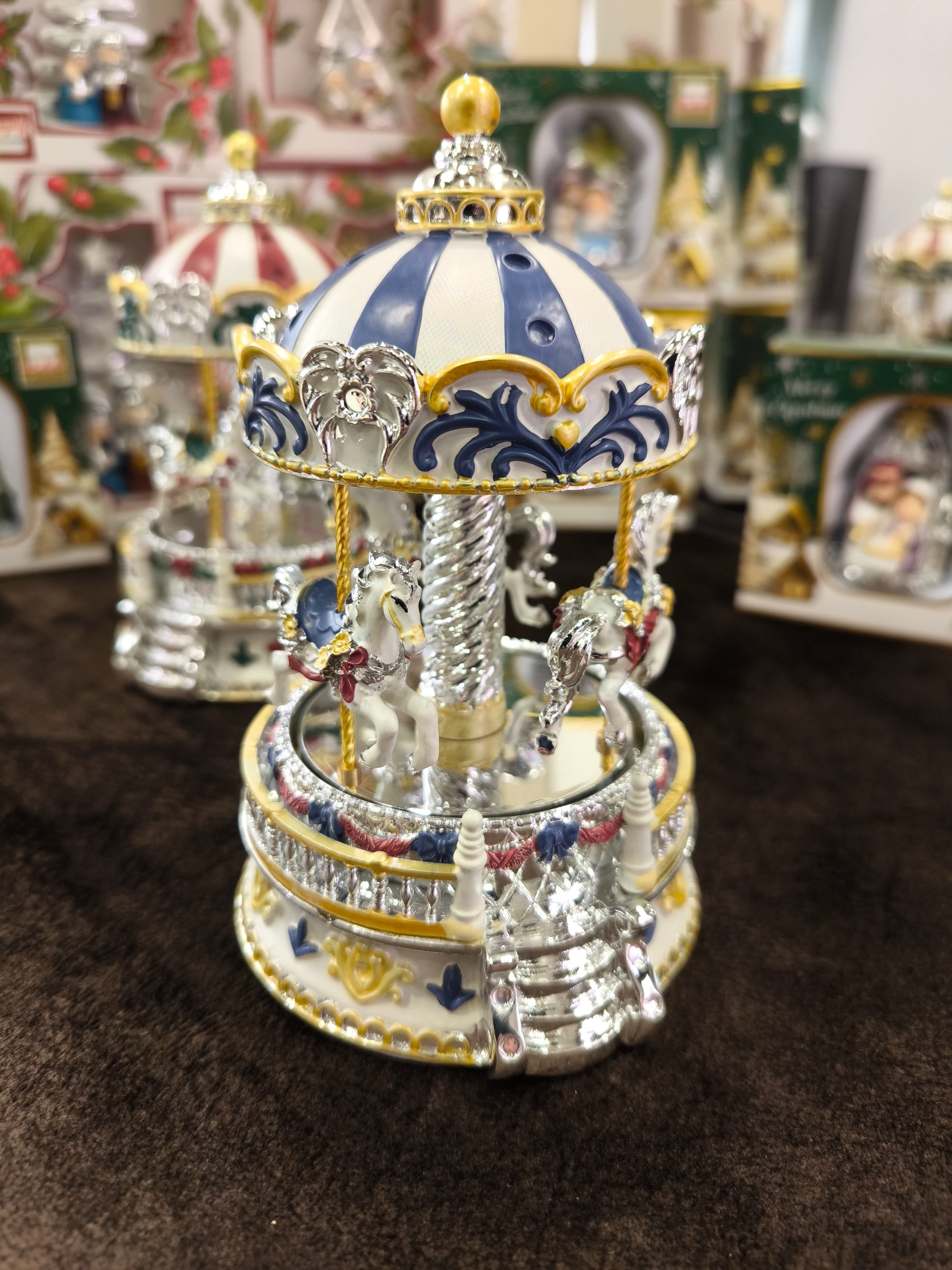 natale Giostrina natalizia blu - Gioielli Pavan