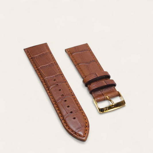 Cinturino Cinturino Ansa 24 mm Pelle stampa cocco. opaca - Gioielli Pavan