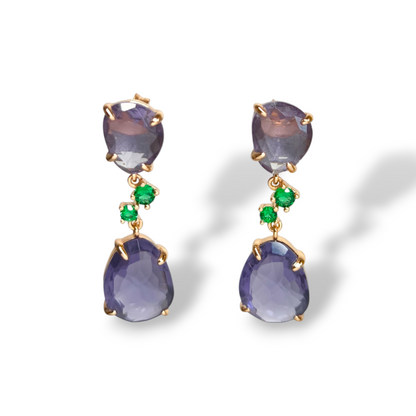 Orecchini Orecchini in argento pendenti con zirconi - Gioielli Pavan